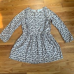 Girls H&M leopard print dress